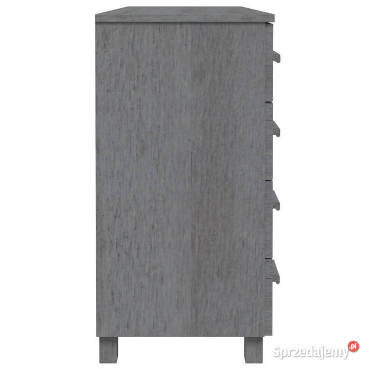 Szafka HAMAR ciemnoszara 113x40x80 lite drewno Warszawa