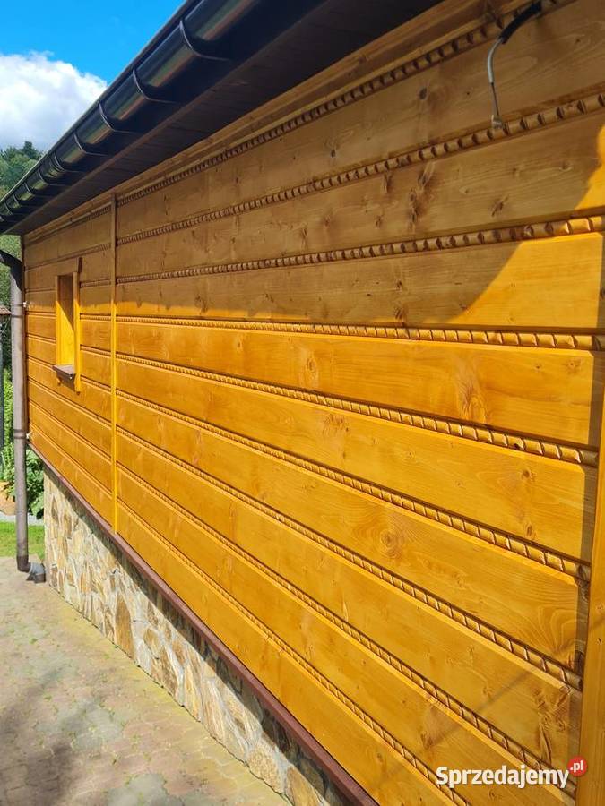 DESKA elewacyjna PŁASKA 196x20 suszona świerk Dom i Ogród Domaradz