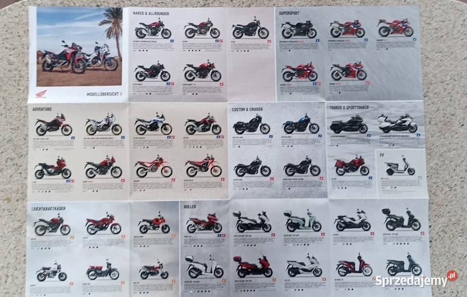 HONDA Dax Forza CBR CMX i inne Program modeli Bytom