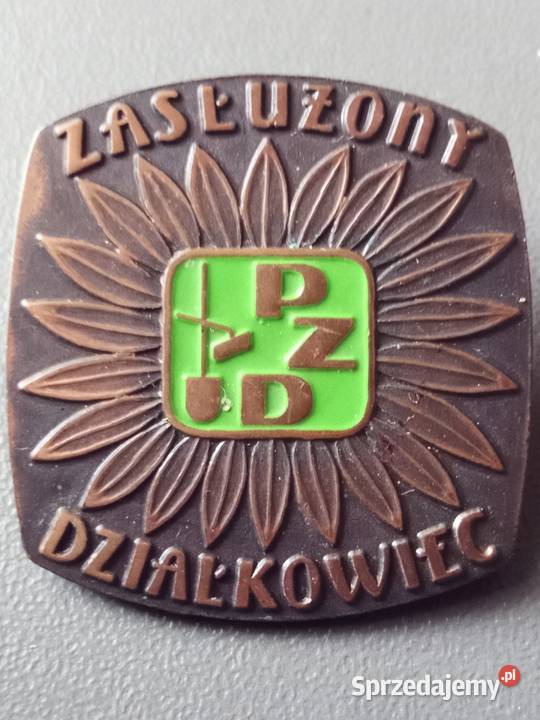Odznaka Zasłużony działkowiec z okresu PRLu