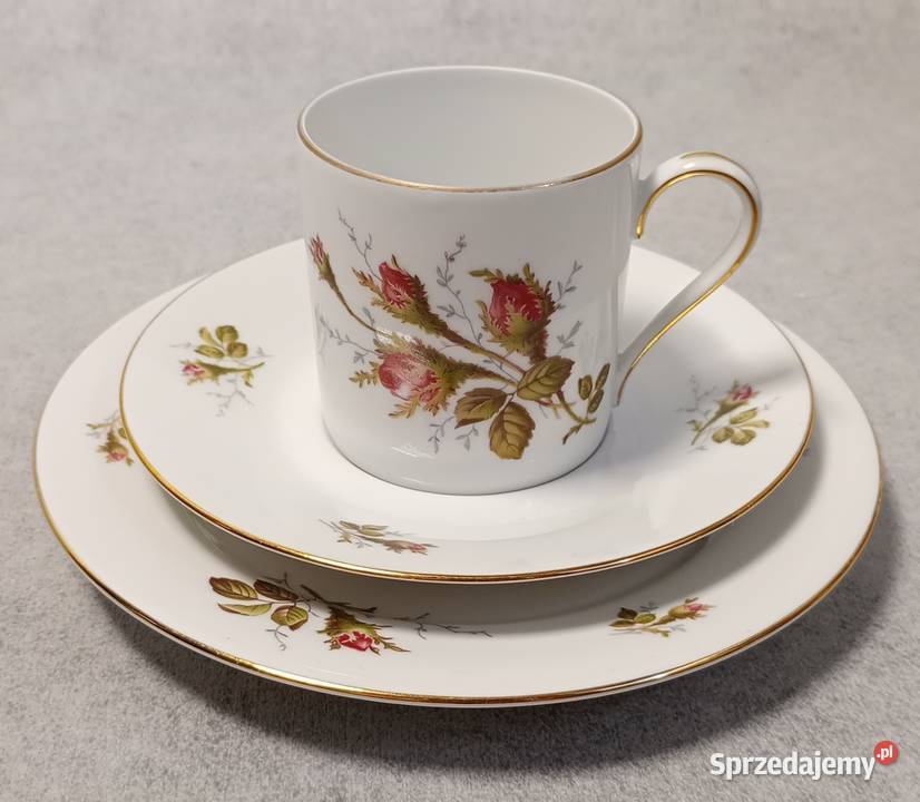 Rosenthal Filiżanka Śniadaniówka Trio Róże Szczecin
