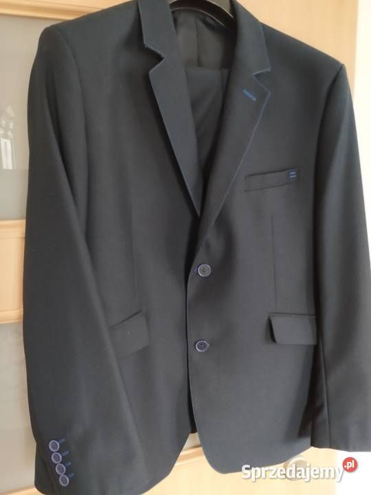 Garnitur ciemny granat ALJEKA Diego Warszawa