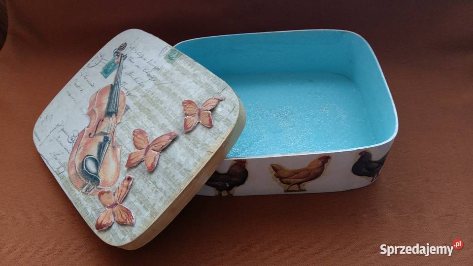 Pudełko kartonowe ozdobne 21x16x65