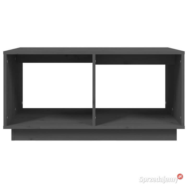Stolik kawowy szary 80x50x40 lite drewno sosnowe Warszawa
