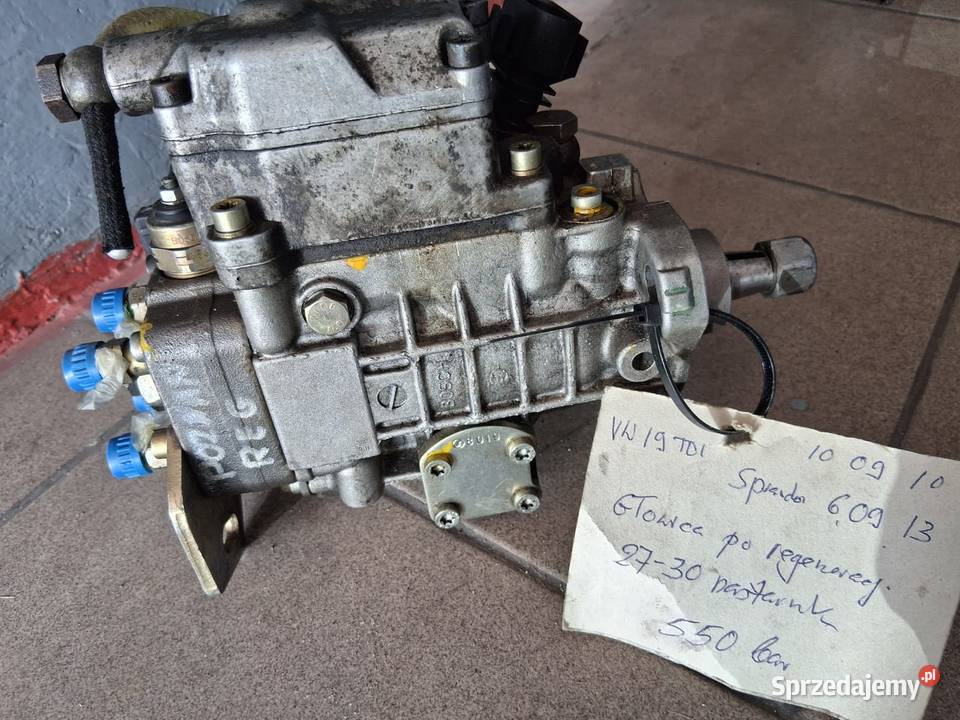 Wysprzedarz warsztatowa uklad paliwowy Pompy