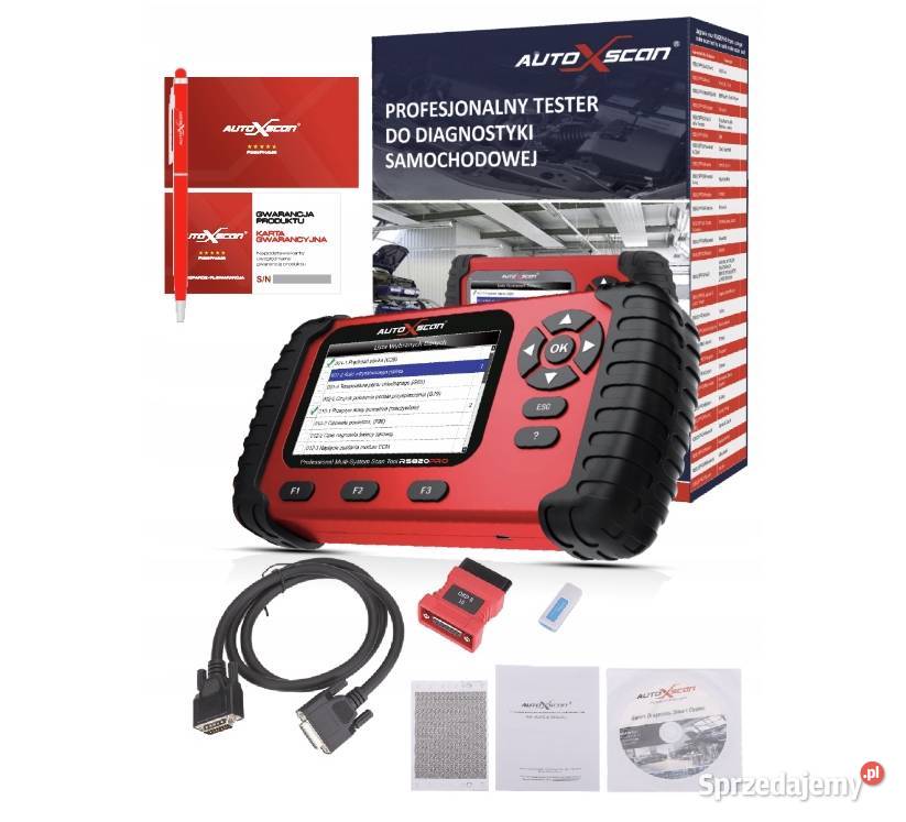AUTOXSCAN RS 820 PRO FULL Adaptery Skaner Gorzów Wielkopolski