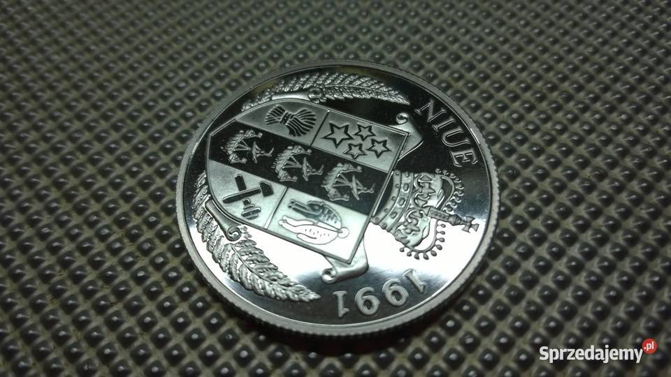 moneta Niue 5 dolarów 1991 Mundial USA 1994 Warszawa