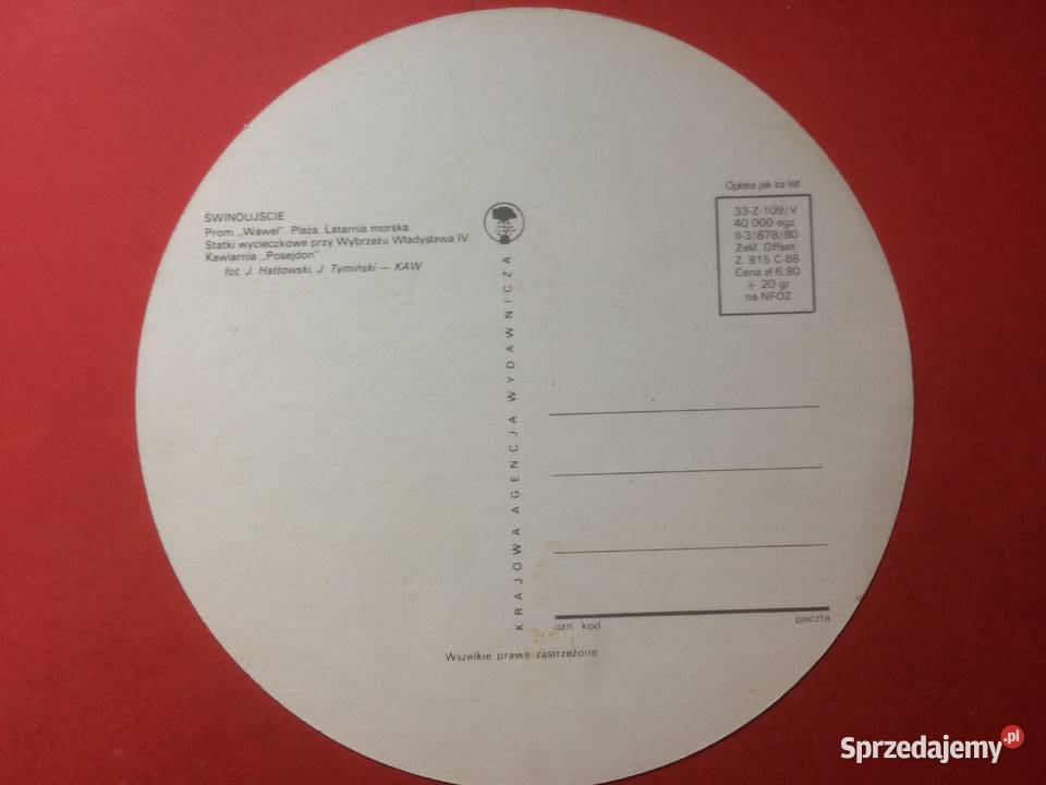 637 Świnoujście Widokówka Szczecin