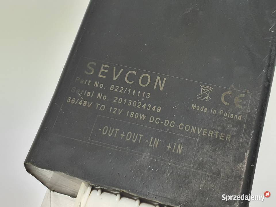 Konwerter SEVCON 12V 180W MODUL STEROWNIK łódzkie Janowice
