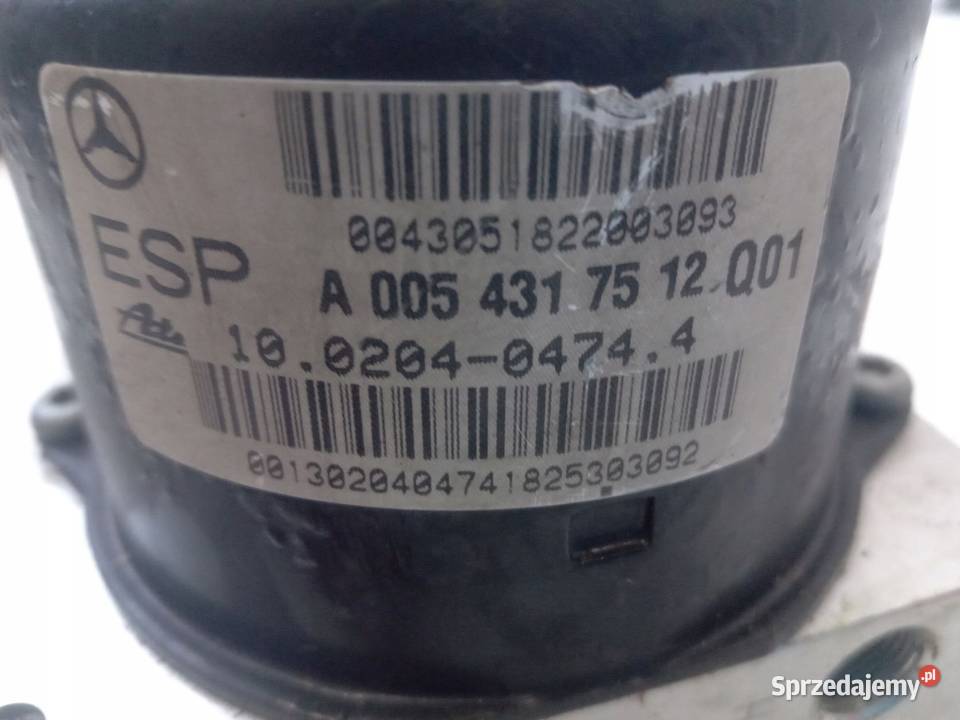 POMPA ABS STEROWNIK MERCEDES SLK W171 R171 W209 pompy hamulcowe wielkopolskie