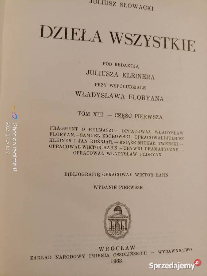Słowacki książki lektury szkolne księgarnia Warszawa