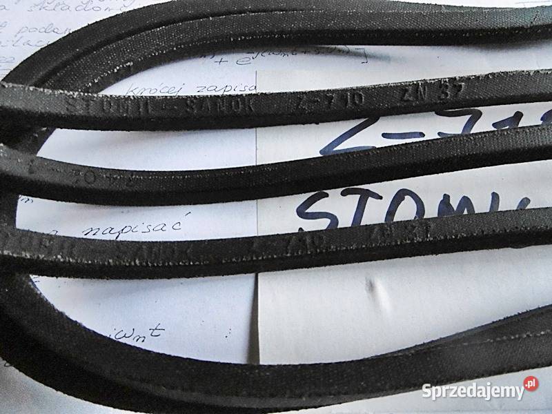 Pasek klinowy Z 710 Stomil Sanok Ostrów Wielkopolski sprzedam