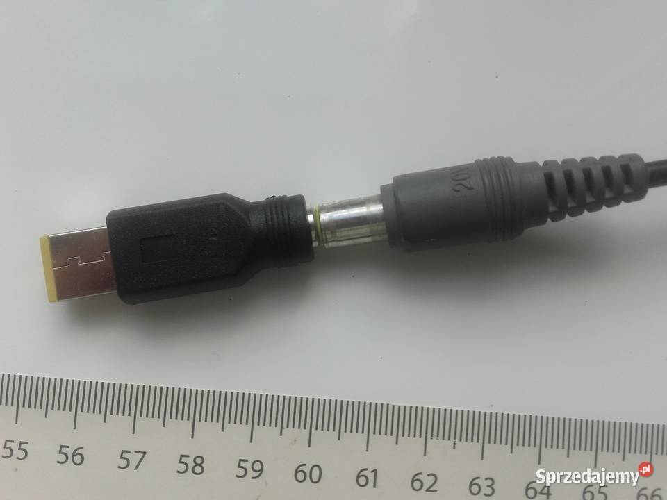 Adapter przejściówka lenovo z DC 20V 55x21mm Pozostałe Bydgoszcz