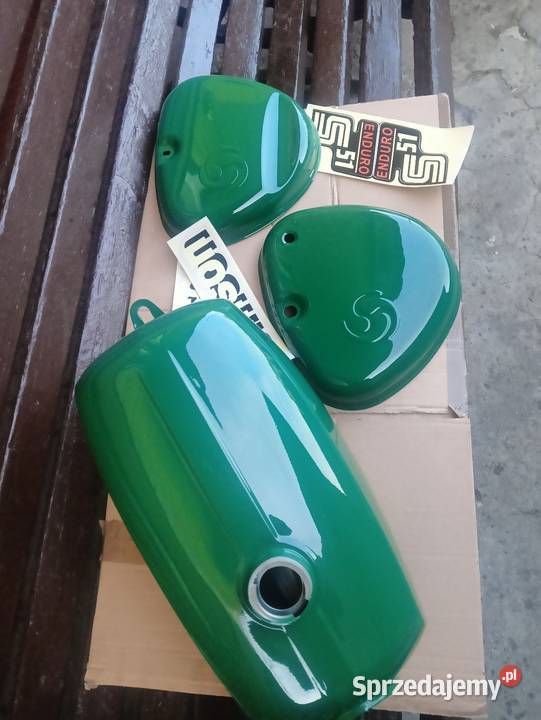 Nowy zbiornik paliwa Simson enduro plus boczki