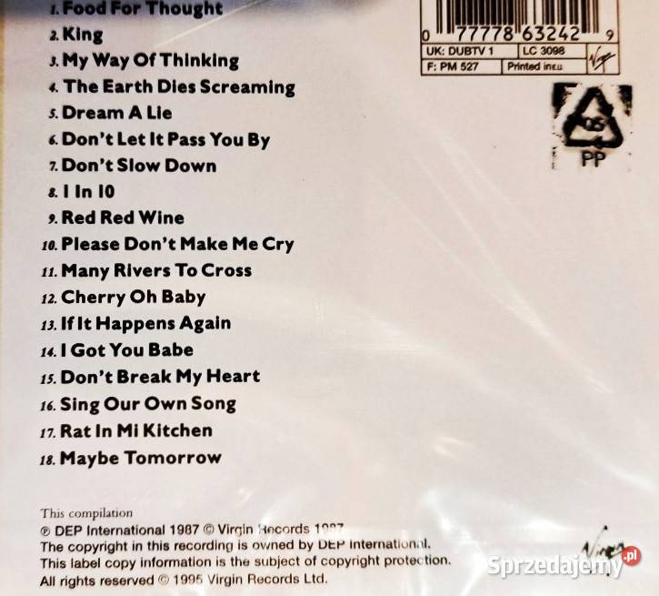 Super Album UB40 The Best of Volume One CD dance Katowice