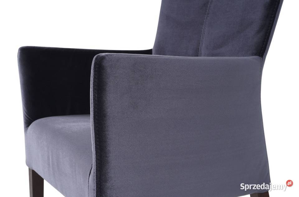 Fotel Kenya Tkanina Nogi drewno dąb Solidne 54cm Woźniki sprzedam