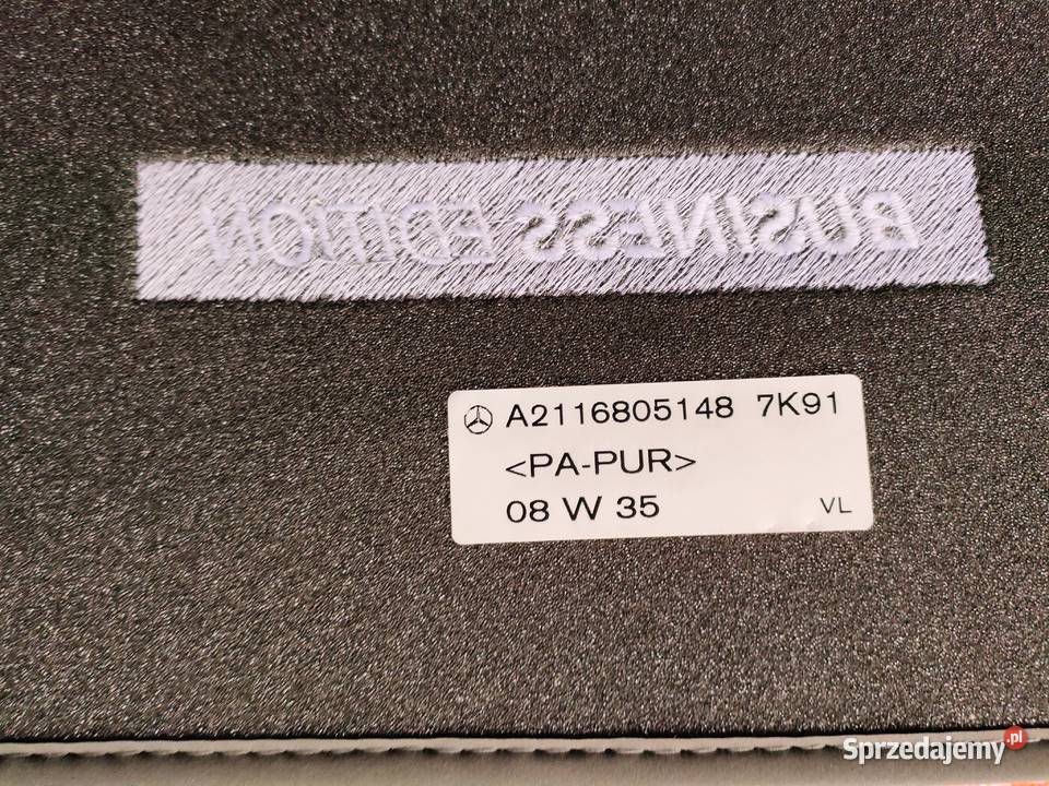 Oryginalne dywaniki welurowe Mercedes W211 S211 wielkopolskie Bolewice sprzedam