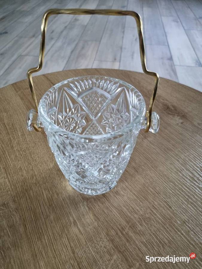 Antyczne Francuskie wiaderko na lód Wyposażenie wnętrz Wola Podłężna