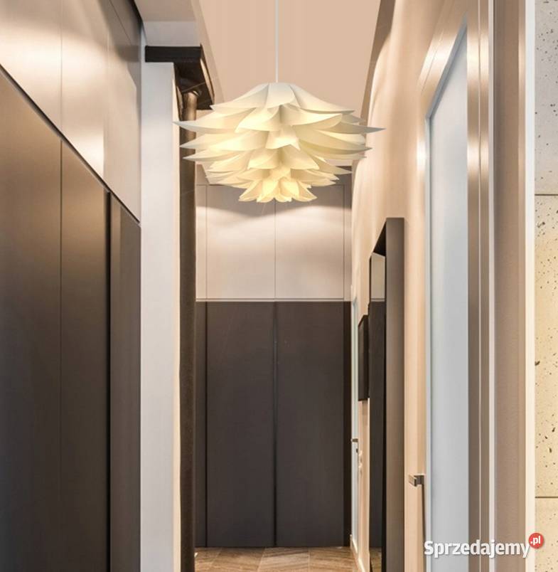 Lampa sufitowa wisząca żyrandol KWIAT biała E27 Choroszcz