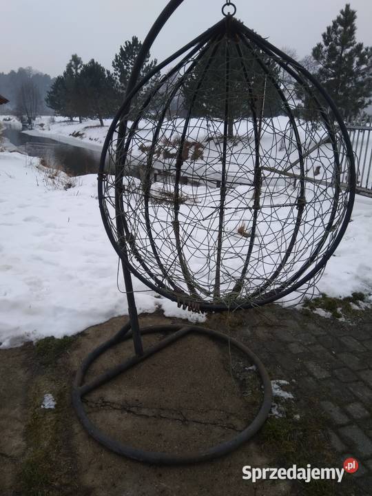 Fotel wiszący ogrodowy Kokon