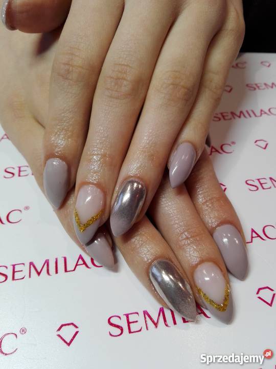 Paznokcie hybrydowe manicure przedłużenie żelowe Radom