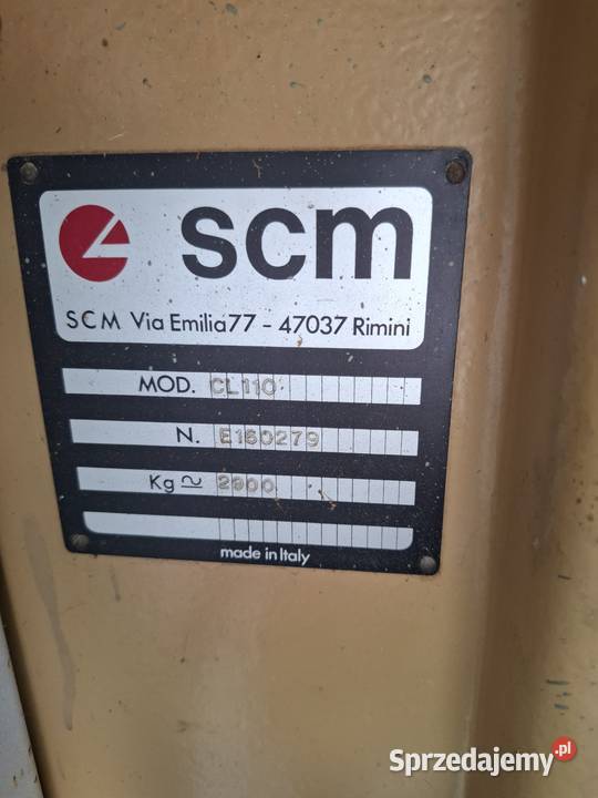 Szlifierka szerokotaśmowa scm CL 110 sprzedam
