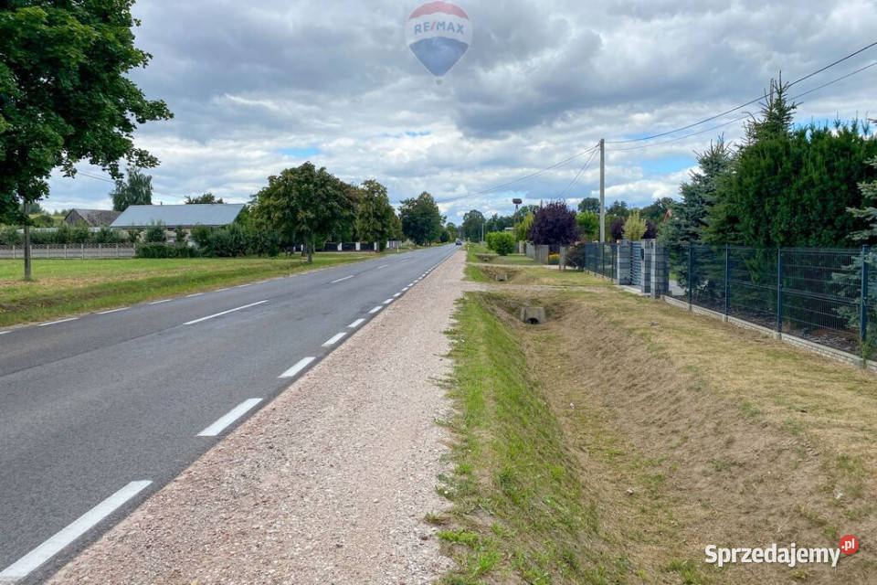 Działka rolnobudowlana 3149m2 Łaziska asfalt