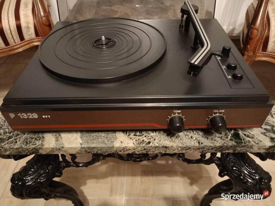 Zabytkowy Gramofon RFT Ziphona NRD Vintage Drawski Młyn