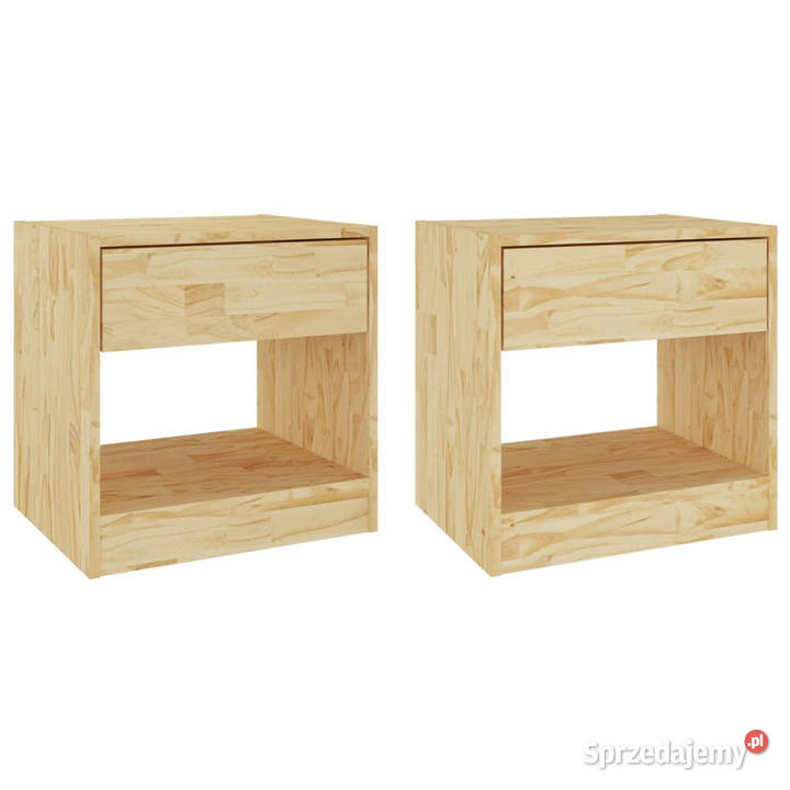 Szafki nocne 2 40x31x40 lite drewno sosnowe Dom i Ogród sprzedam