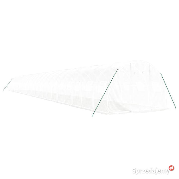 Szklarnia ze stalową ramą biała 72 m 24x3x2 m Warszawa