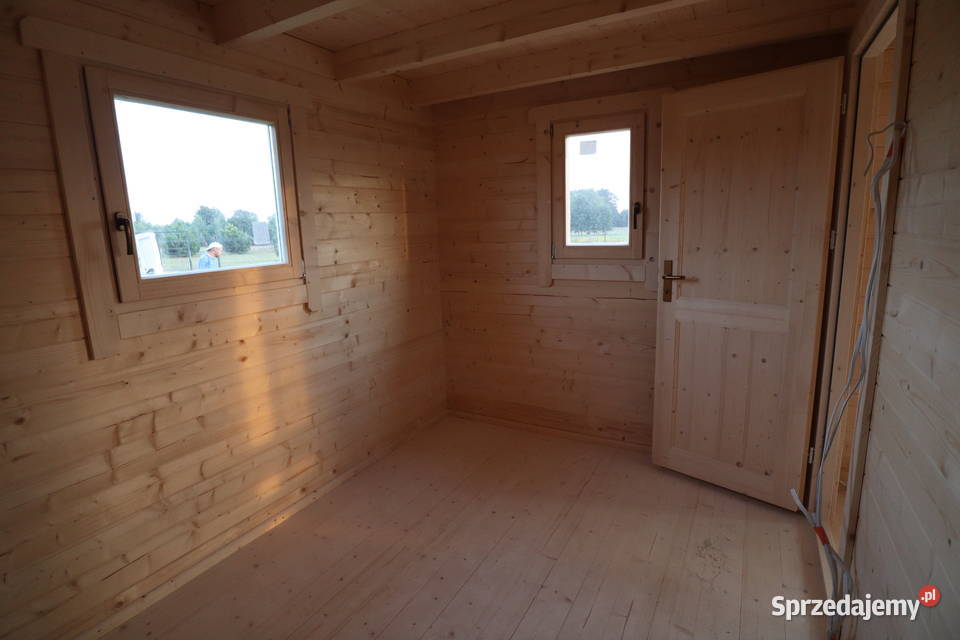 Dom Domek drewniany z bala CYPR 48m2taras 13m2 mazowieckie Warszawa
