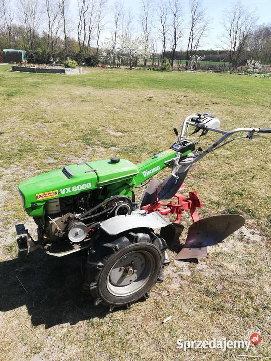 Ciągnik jednoosiowy Viking VX 8000 pług Traktorki Baboszewo