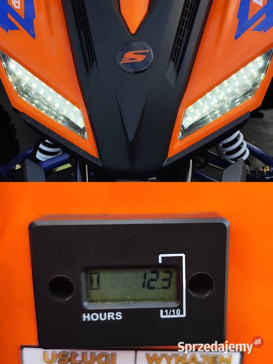 Quad Asix 125 Okazja duży smarowane zawieszenie 50km Motocykle, skutery, quady Bieliny