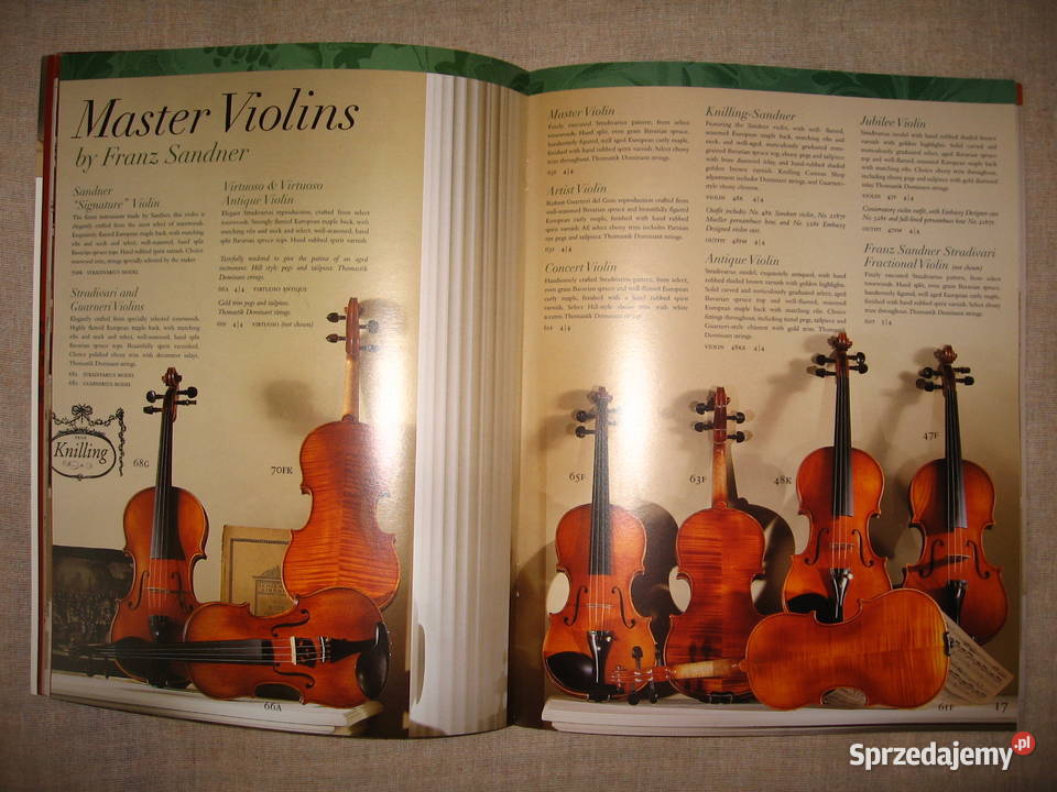 Knilling 2001 String Instruments catalog katalog Kępice sprzedam