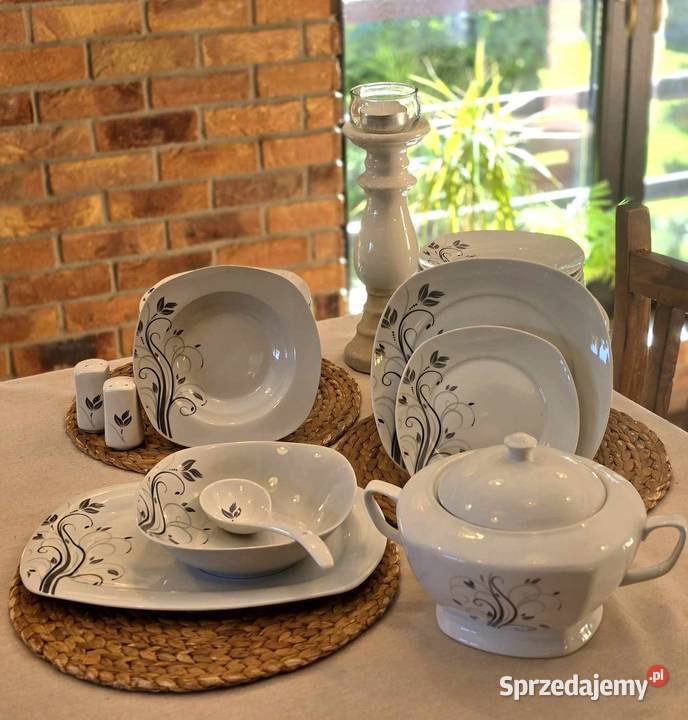 Serwis obiadowy 43el vc442 vc460 drzewa Serwisy Szczecin sprzedam