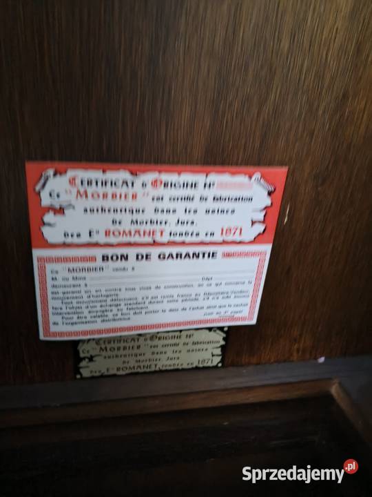 zegar stojacy z francji Burgund Fałków