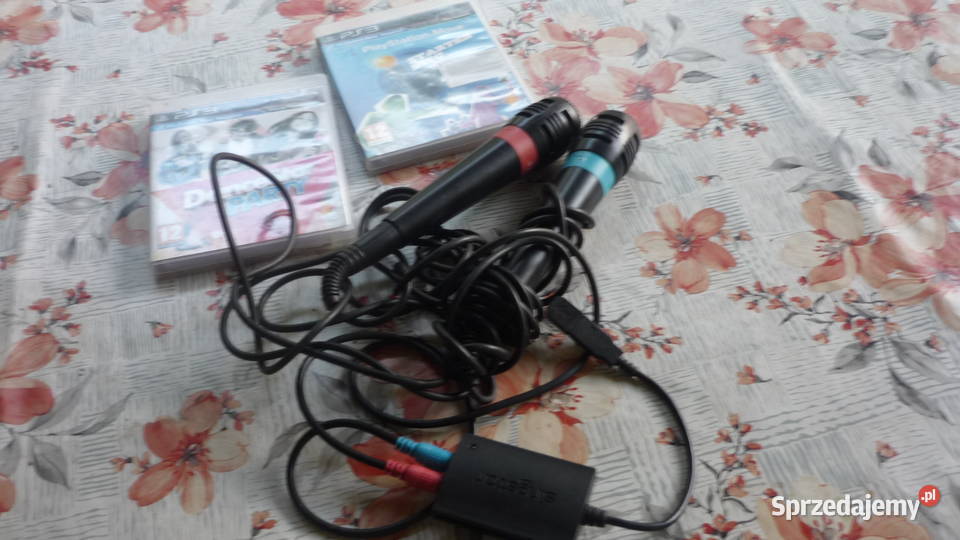 Zestaw Singstar Mikrofony Karaoke Adpater 2 3 Majdan Królewski