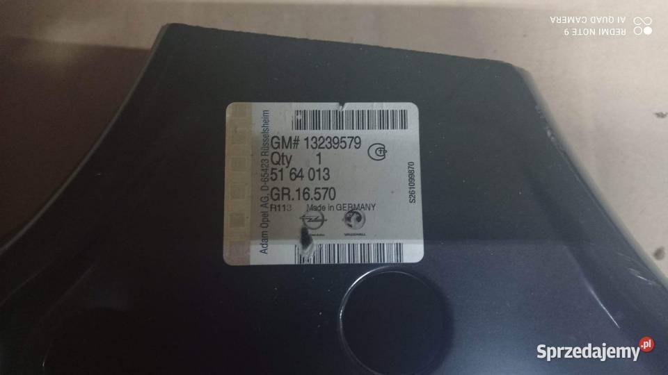 Poszycie progu Opel Astra III osobowe Włocławek