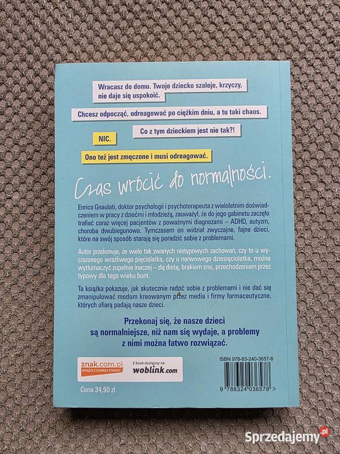 książka nowa To normalne Enrico Gnaulati