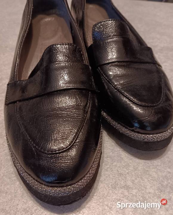 VENEZIA mokasyny skórzane na koturnie Opole sprzedam