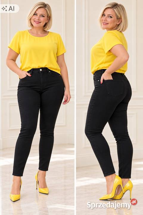 MSARA SPODNIE JEANS PUSH UP WYSOKI STAN 33 pas Pątnów sprzedam