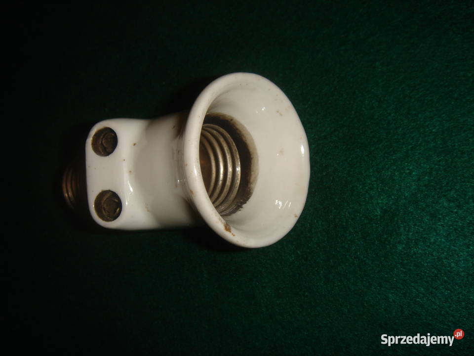 Stara porcelanowa złodziejka wtyczka Łódź