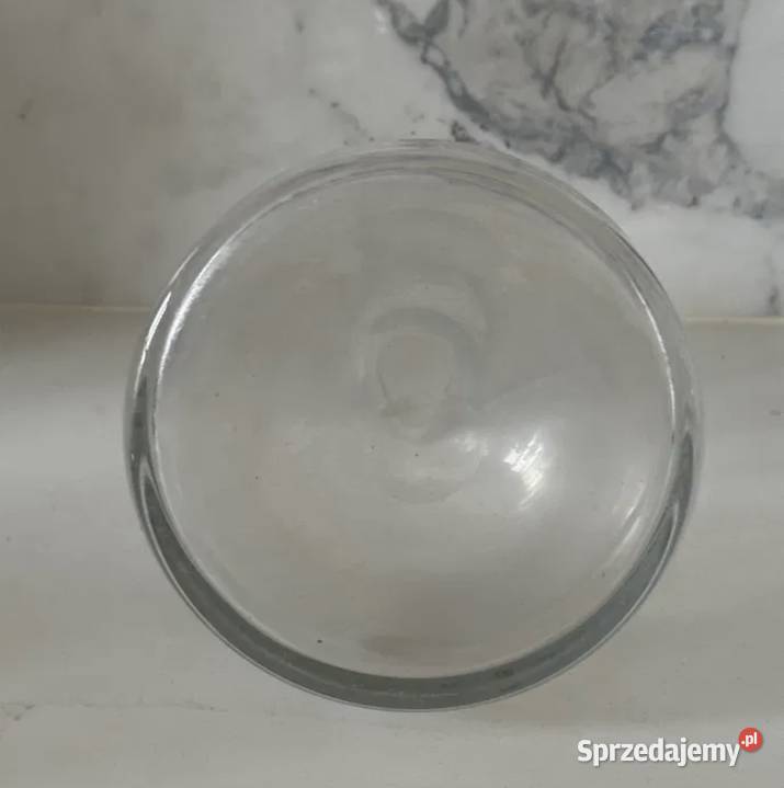 Wazon Butla kolorowe szkło z lat PRL u kolor Porcelana i szkło Łódź