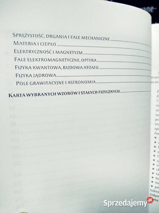 Fizyka omega matura zbiór zadań maturalnych Warszawa