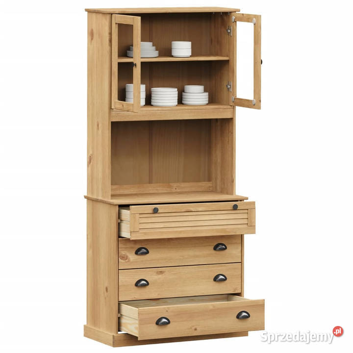 Kredens VIGO 80x40x176 lite drewno sosnowe Warszawa