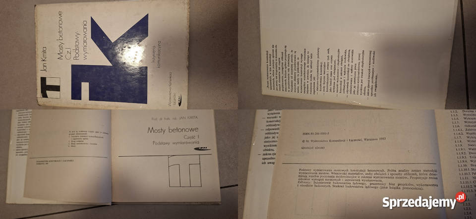 Mosty betonowe 1 Jan Kmita Wydanie 1 1983 Unikat Antykwariat wielkopolskie