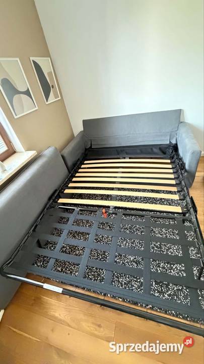 HYLTARP Sofa 2osobowa rozkładana Gransel szary Warszawa