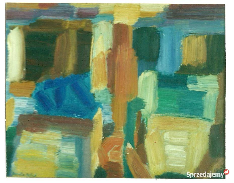 Obrazy oleje Obiekty pejzaże natura Renata Warszawa