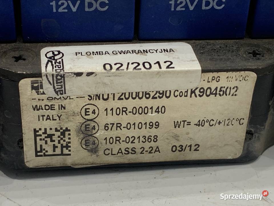 WTRYSKIWACZ LPG 67R010199 WTRYSK GAZU GAZOWY podkarpackie