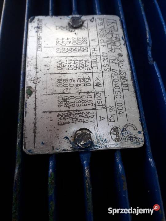 Silnik elektryczny 15kW 1400 obrotów lubelskie Zakrzówek